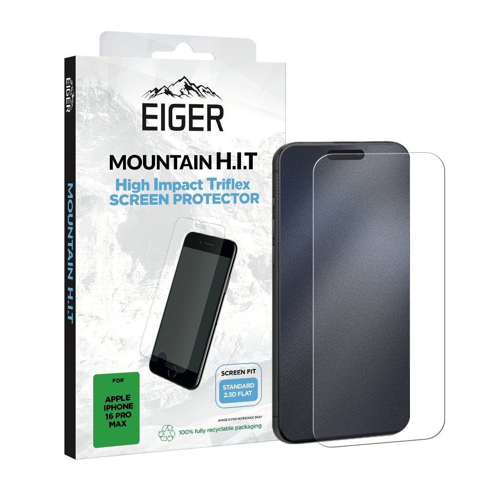 Eiger Mountain H.I.T Screen Protector for Apple iPhone 16 Pro Max