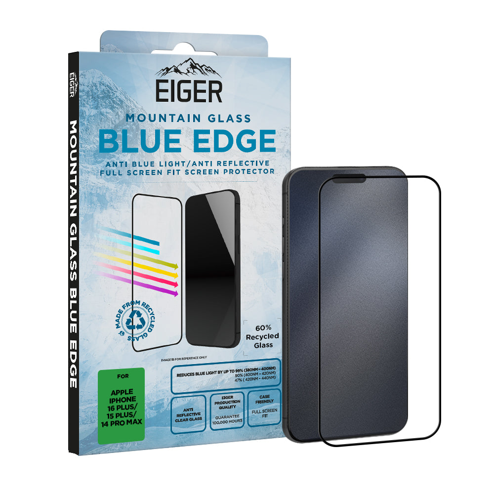 Eiger Mountain Blue EDGE for Apple iPhone 16 Plus/15 Plus/14 Pro Max