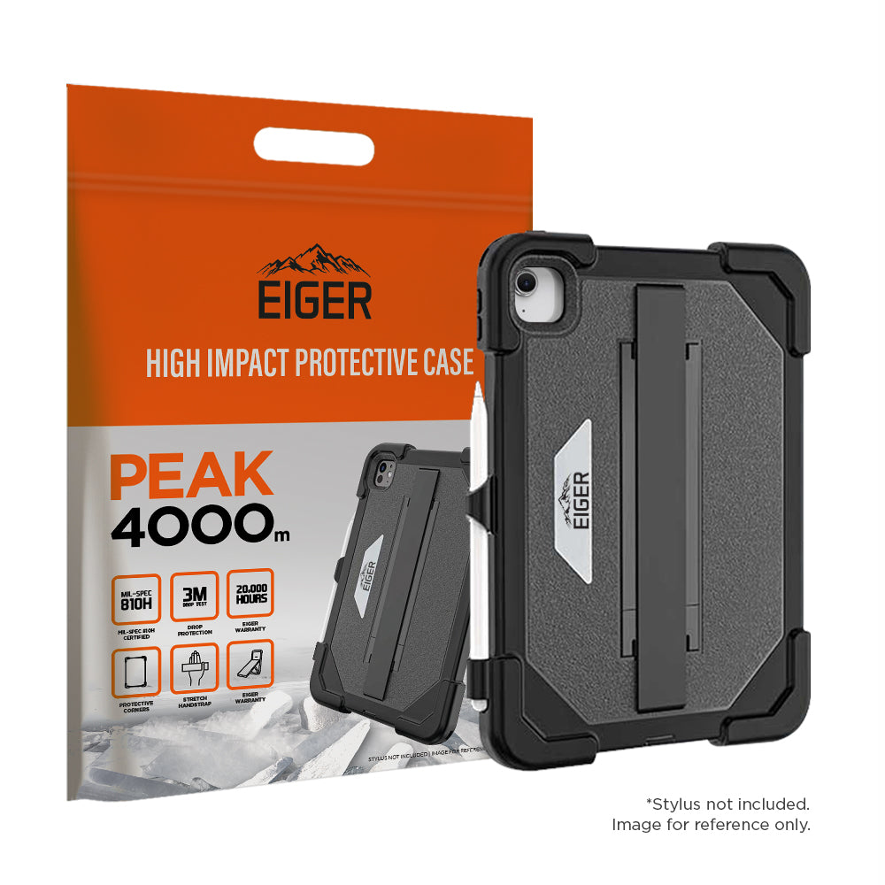 Eiger Peak 4000m Case for iPad Air 11 (2024) with FILM IP54 (on request) in Black