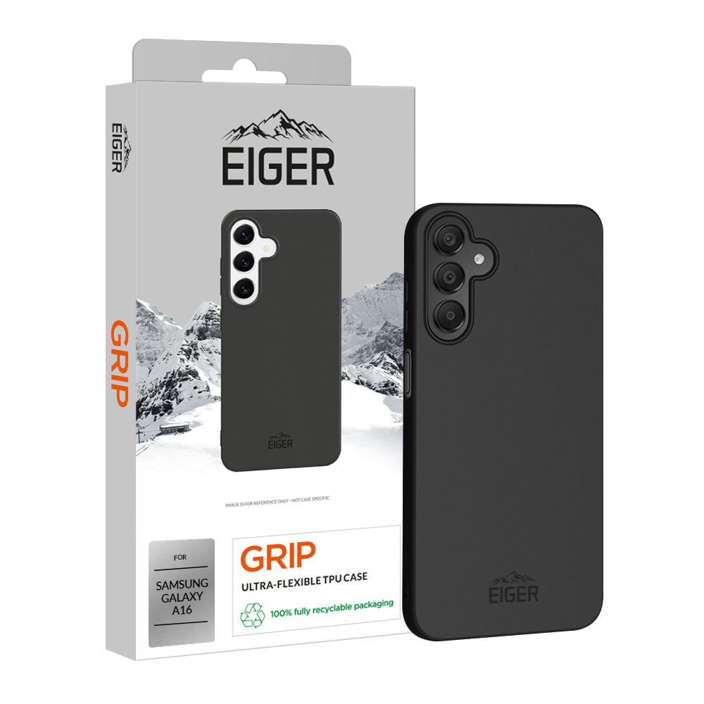 Eiger Grip Case for Samsung A16 in Black