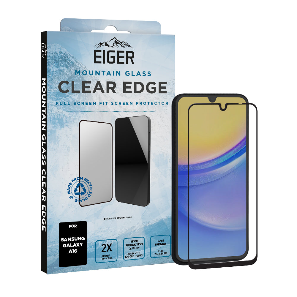 Eiger Mountain Glass CLEAR EDGE Screen Protector for Samsung A16