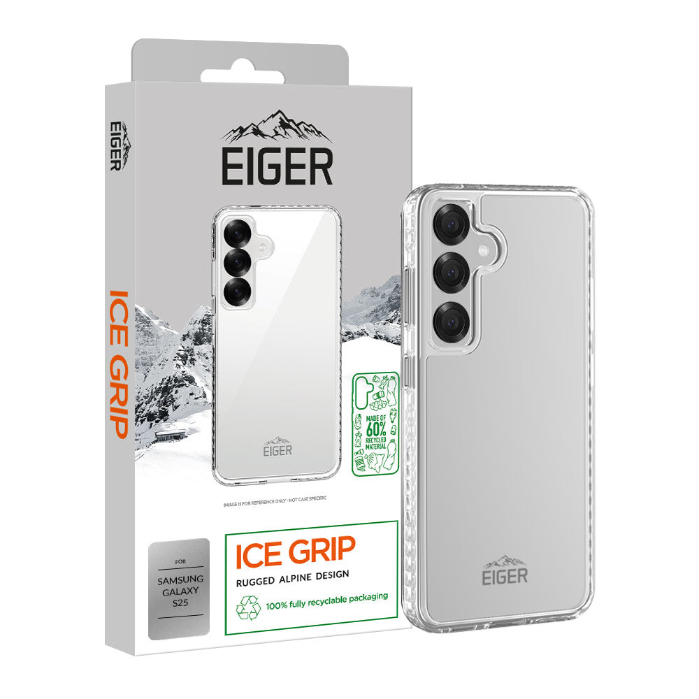 Eiger GRS Ice Grip Case for Samsung Galaxy S25 in Clear