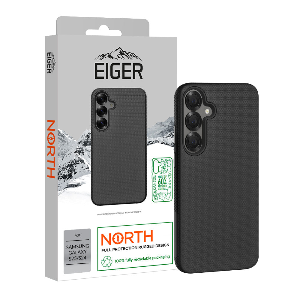 Eiger GRS North Case for Samsung S25/ S24 in Black