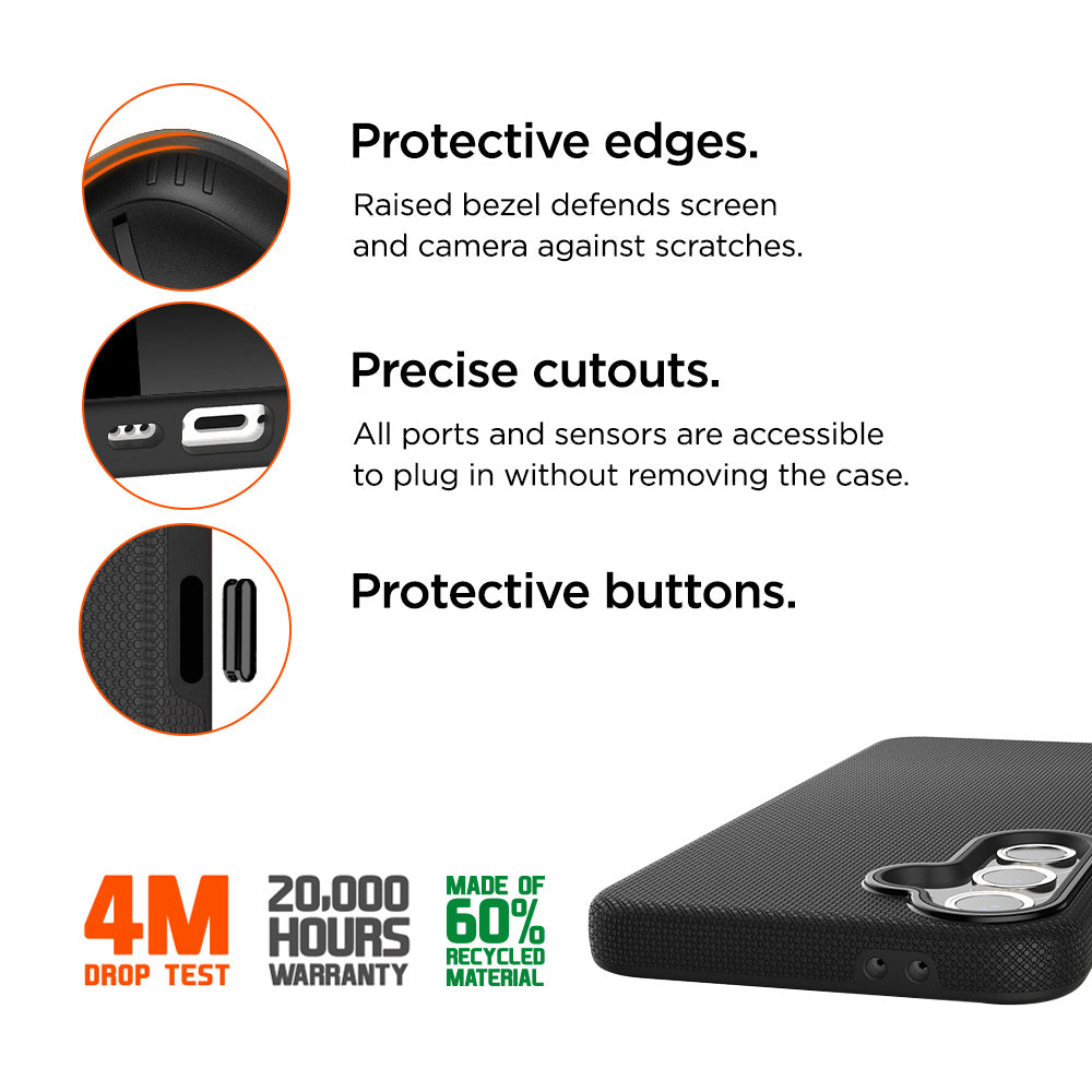 Eiger North Case GRS for Samsung Galaxy S25/ S24 in Black