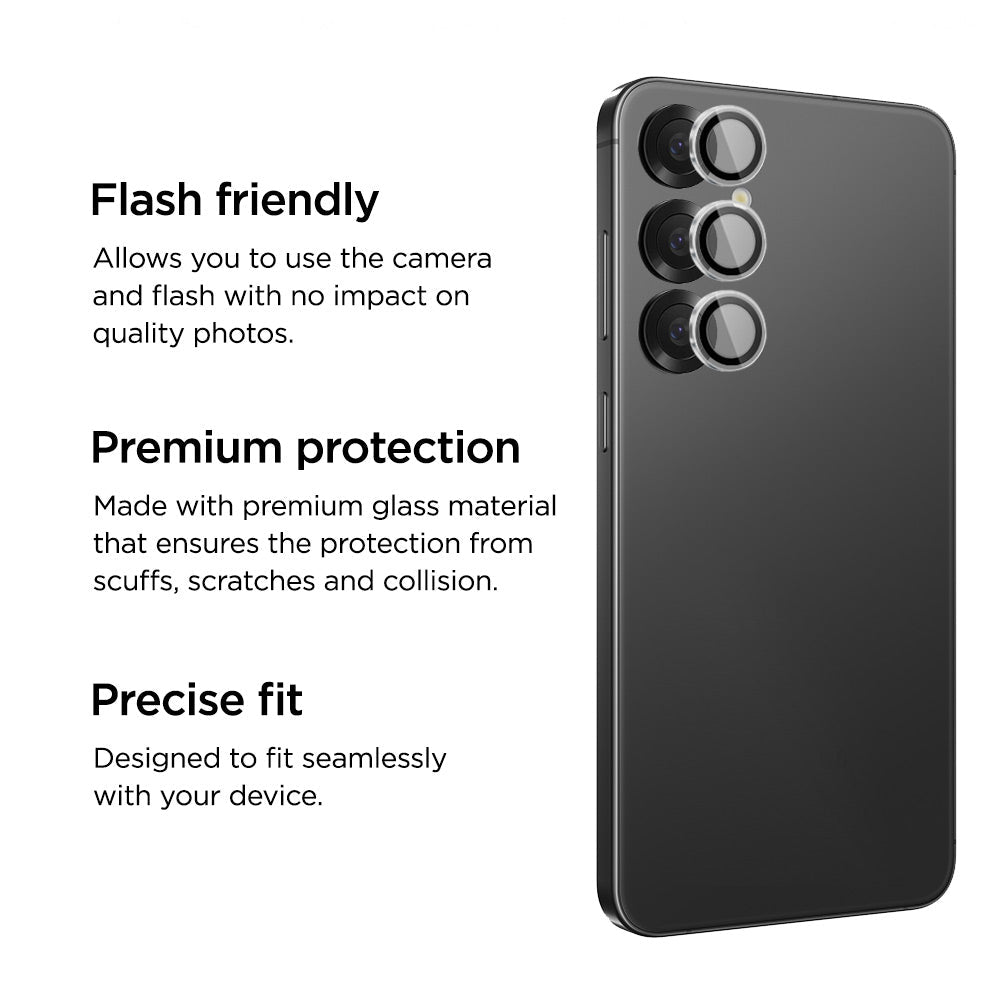 Eiger Mountain Glass LENS RING GRS for Samsung Galaxy S25+ in Clear