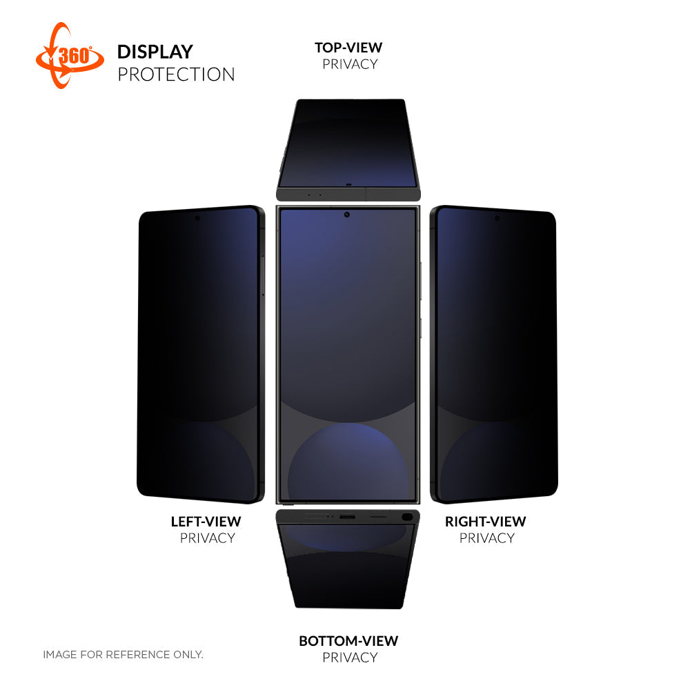 Eiger Mountain Glass Black Privacy EDGE 360 Screen Protector