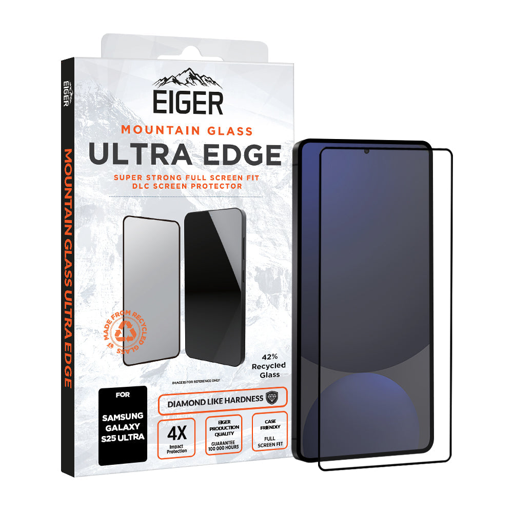 Eiger Mountain Glass Ultra EDGE Screen Protector for Samsung S25 Ultra