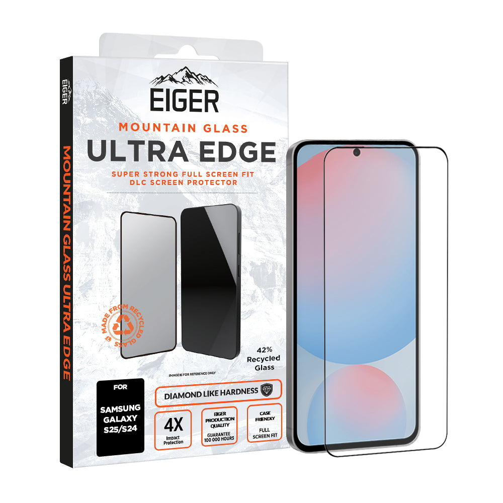 Eiger Mountain Glass Ultra EDGE Screen Protector for Samsung S25/ S24