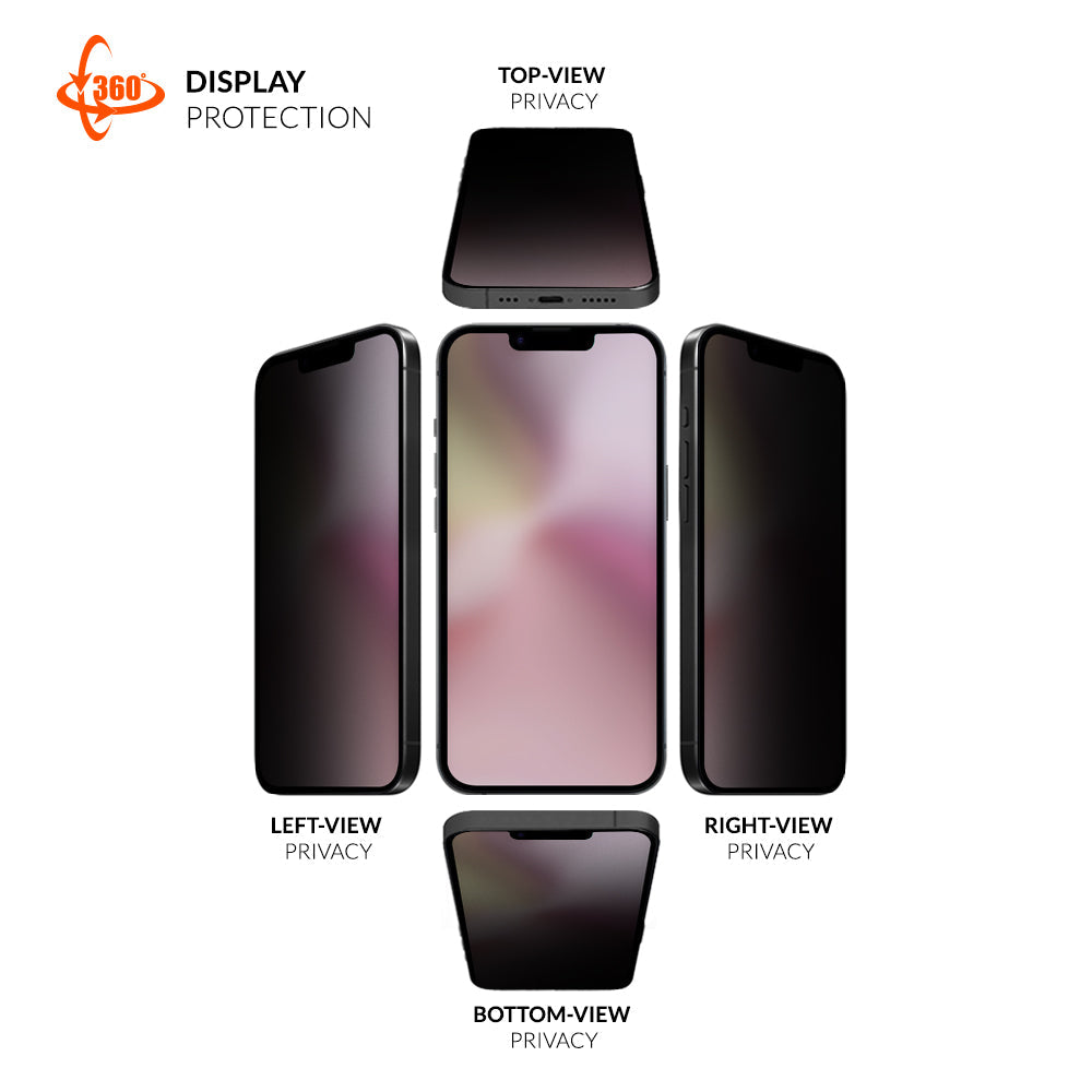 Eiger Mountain Glass Black Privacy EDGE 360 Screen Protector