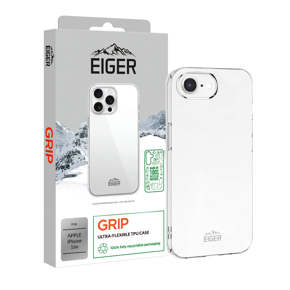 Eiger GRS Grip Case for Apple iPhone 16e in Clear