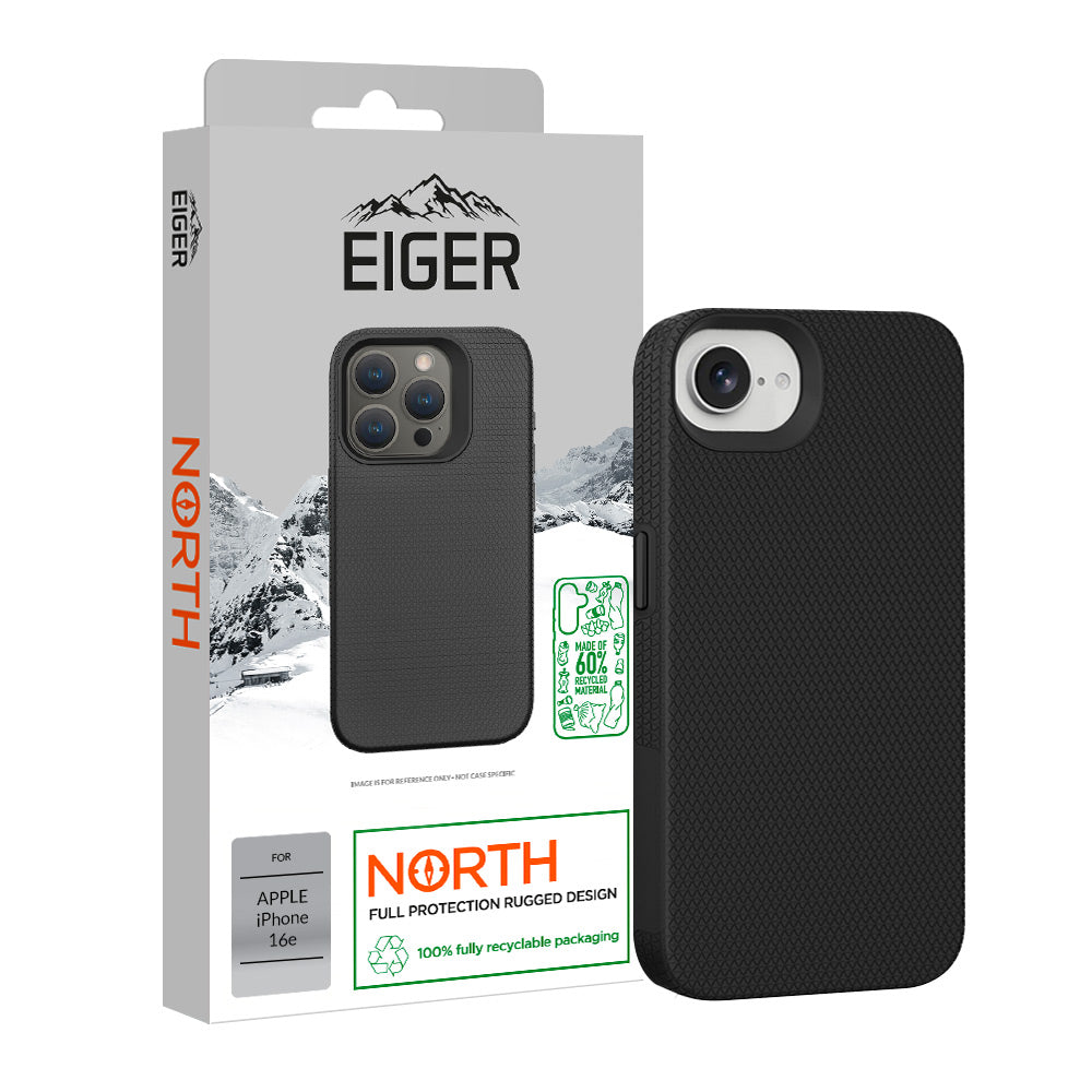 Eiger GRS North Case for Apple iPhone 16e in Black