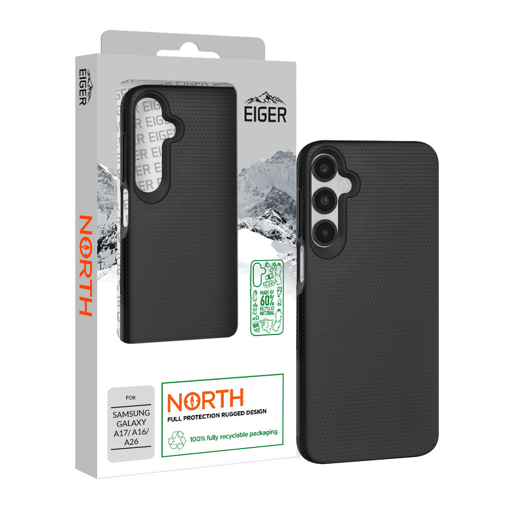 Eiger GRS North Case for Samsung Galaxy A17/ A16/ A26 in Black