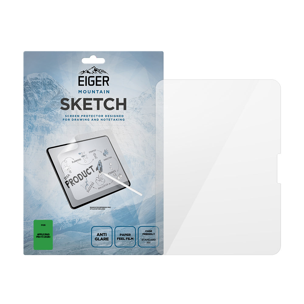 Eiger Mountain Sketch Tablet Screen Protector for Apple iPad Pro 11 (2024)