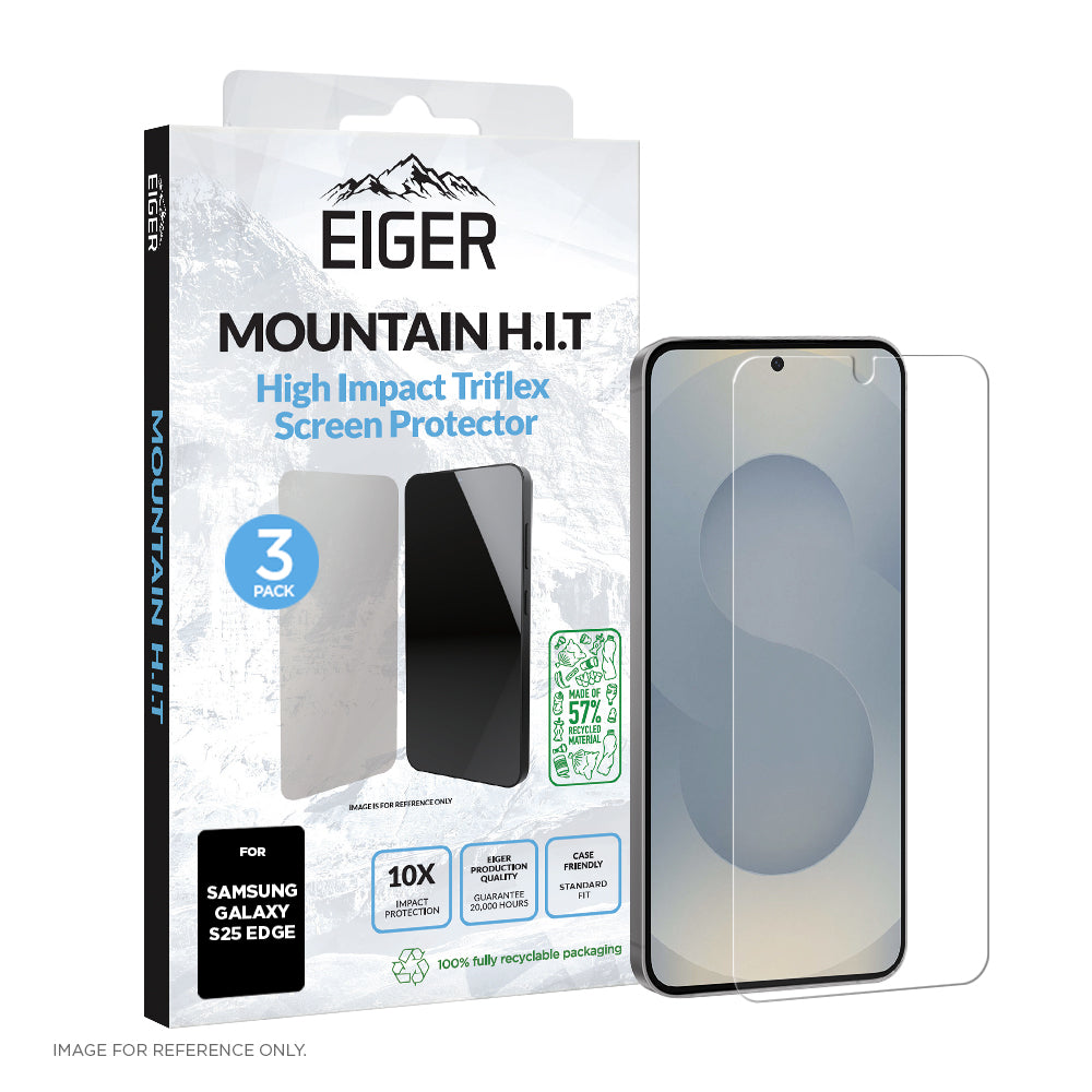 Eiger Mountain H.I.T Screen Protector for Samsung Galaxy S25 Edge