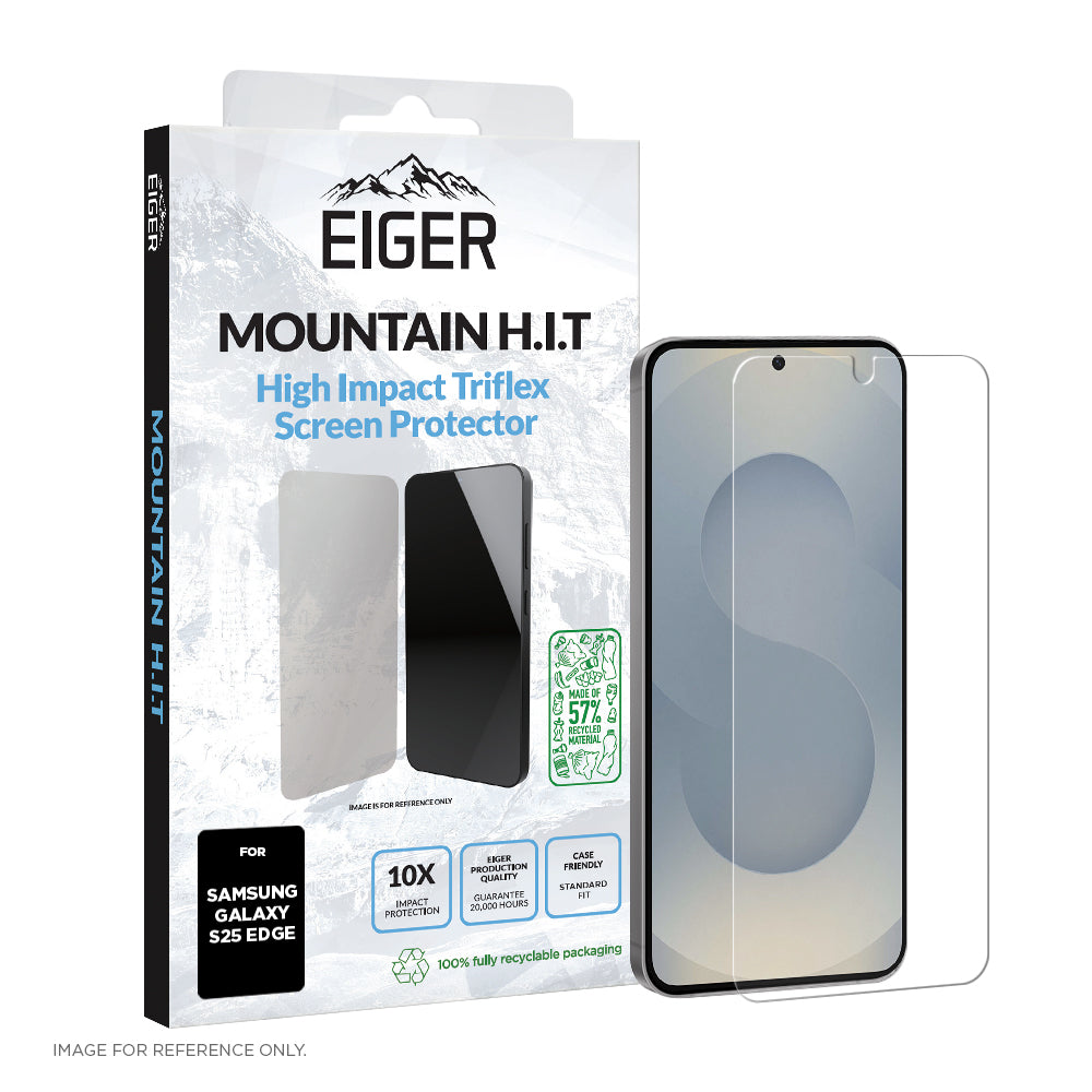 Eiger Mountain H.I.T Screen Protector for Samsung Galaxy S25 Edge