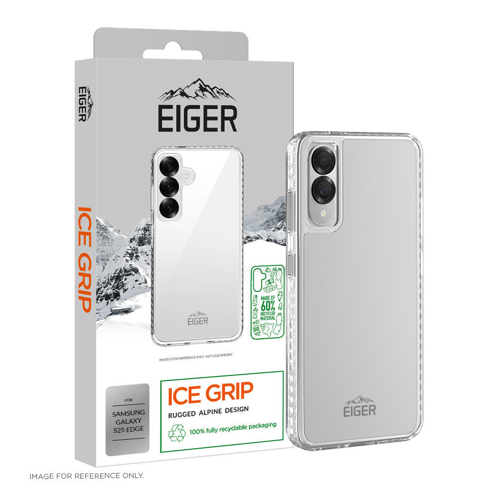 Eiger GRS Ice Grip Case for Samsung Galaxy S25 Edge in Clear