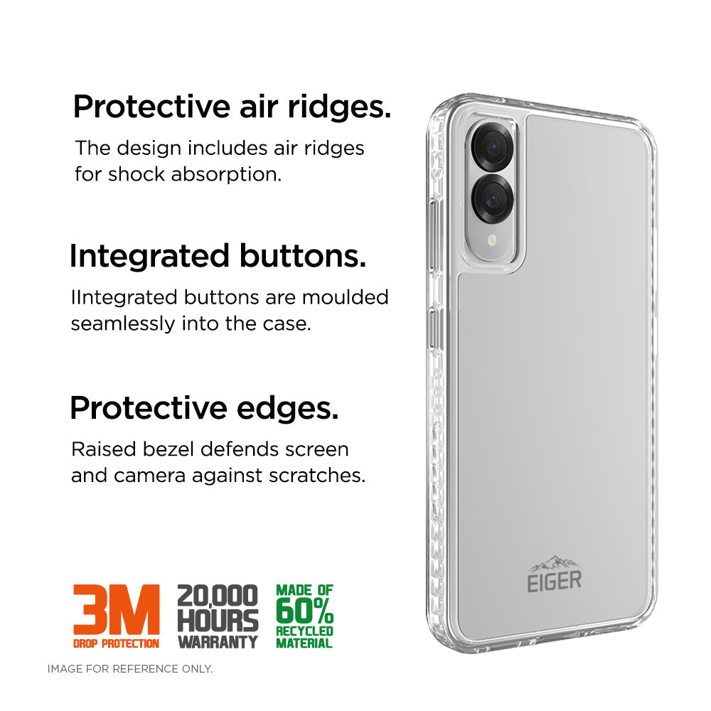 Eiger GRS Ice Grip Case for Samsung Galaxy S25 Edge in Clear