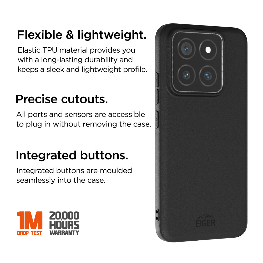 Eiger Grip Case for Xiaomi 14 in Black