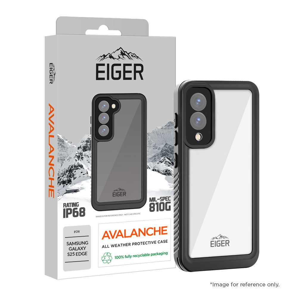 Eiger Avalanche Case for Samsung Galaxy S25 Edge in Black