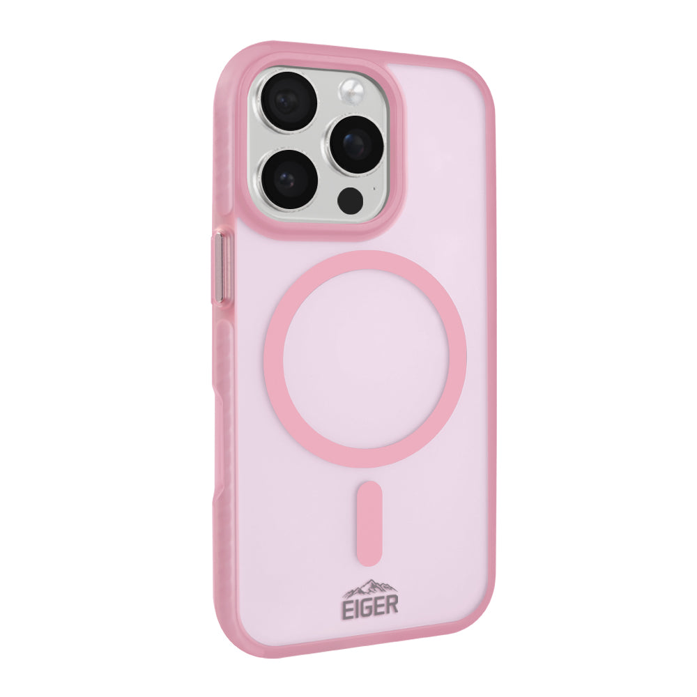 Eiger GRS Blizzard Magsafe Case for Apple iPhone 16 Pro in Pink