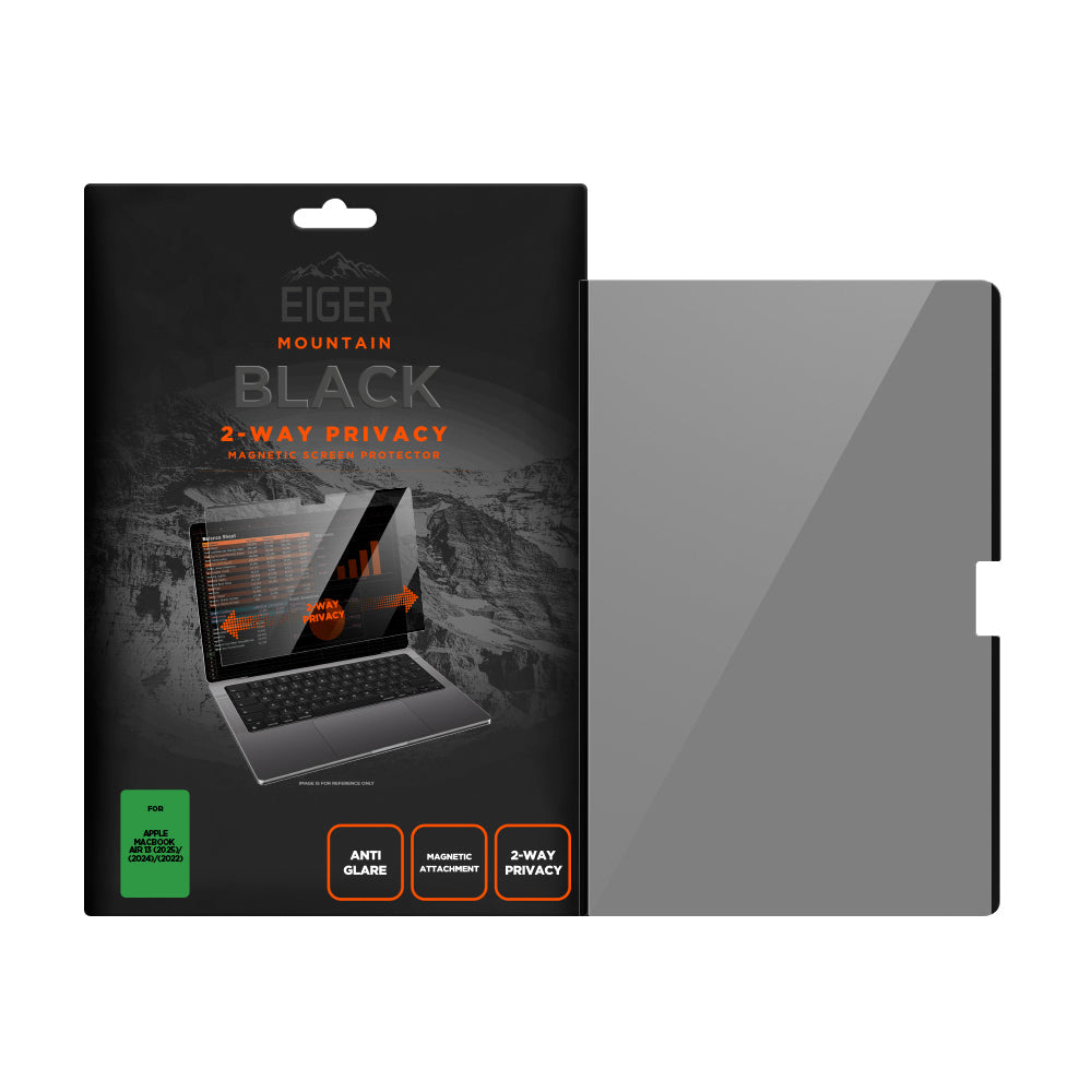 Eiger Mountain Glass Black Privacy Magnetic Screen Protector