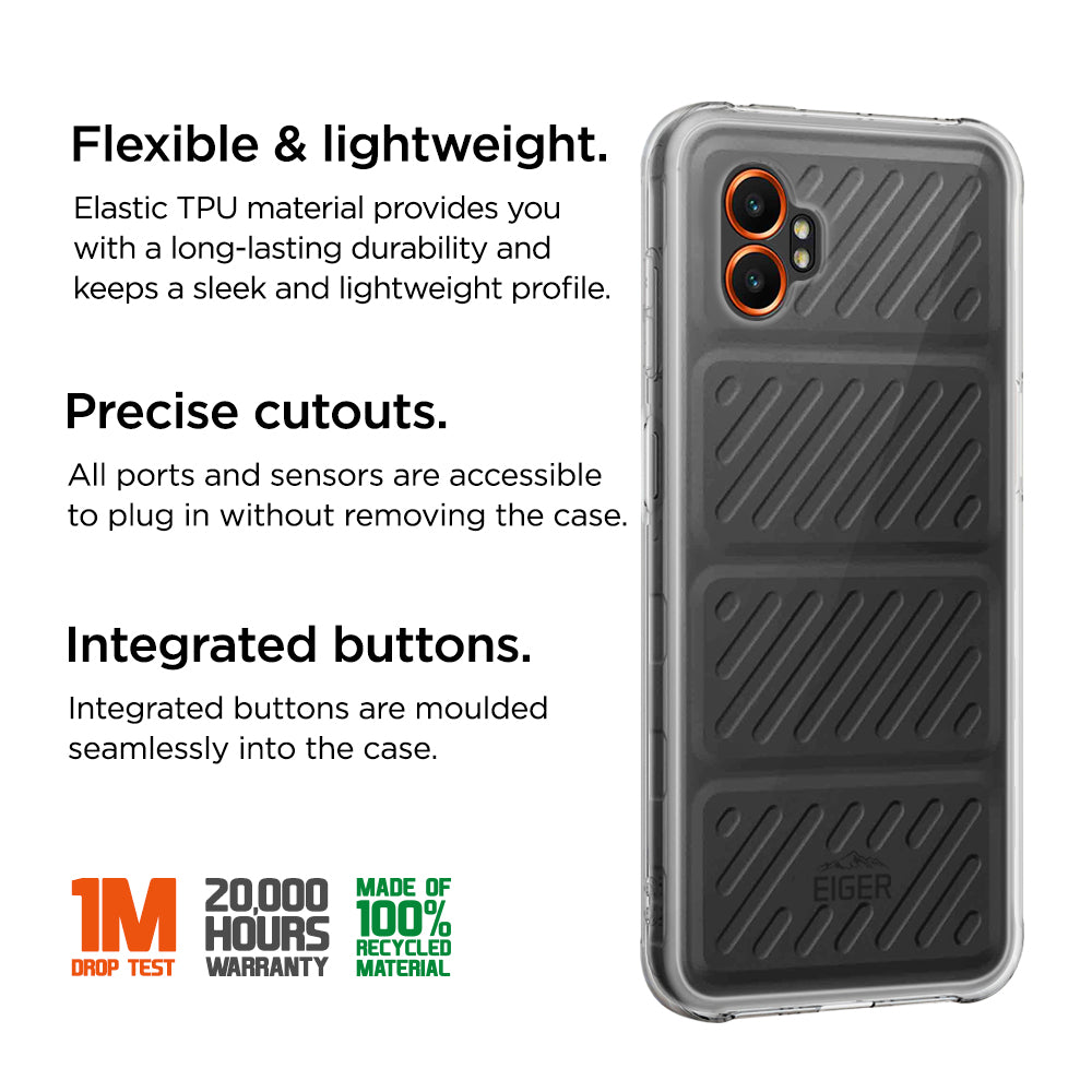 Eiger Grip Case for GRS Samsung Galaxy Xcover7 Pro in Clear