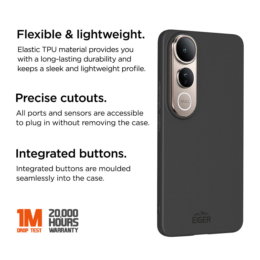 Eiger Grip Case for vivo V50 Lite 4G/5G in Black