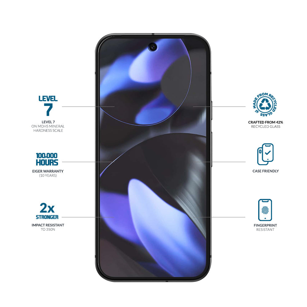 Eiger Mountain Glass CLEAR for Google Pixel 10 Pro XL / 9 Pro XL