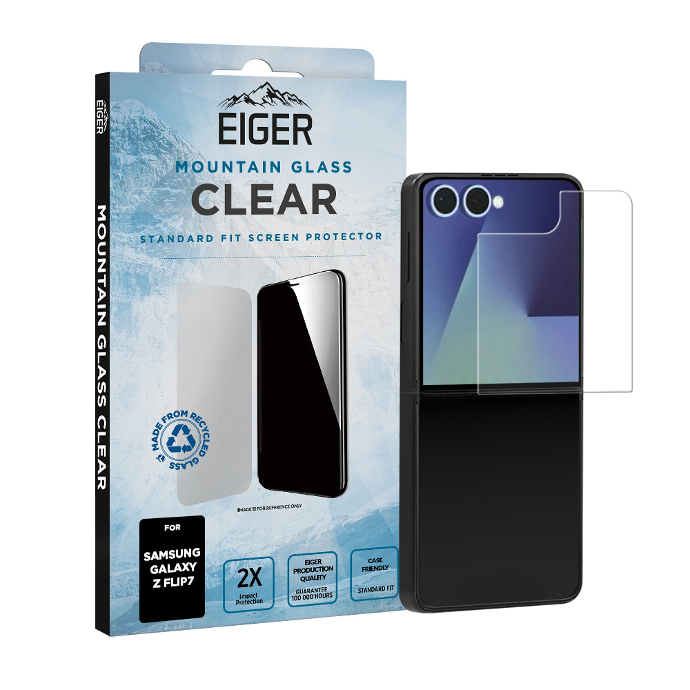 Eiger Mountain Glass CLEAR for Samsung Galaxy Z Flip7