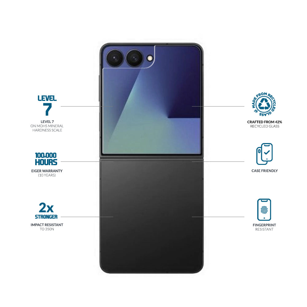 Eiger Mountain Glass CLEAR for Samsung Galaxy Z Flip7