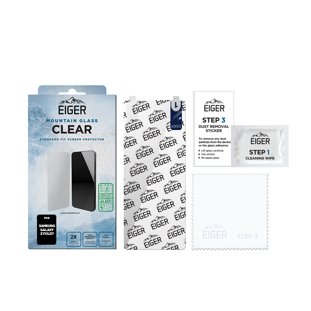 Eiger Mountain Glass CLEAR GRS for Samsung Galaxy Z Fold7