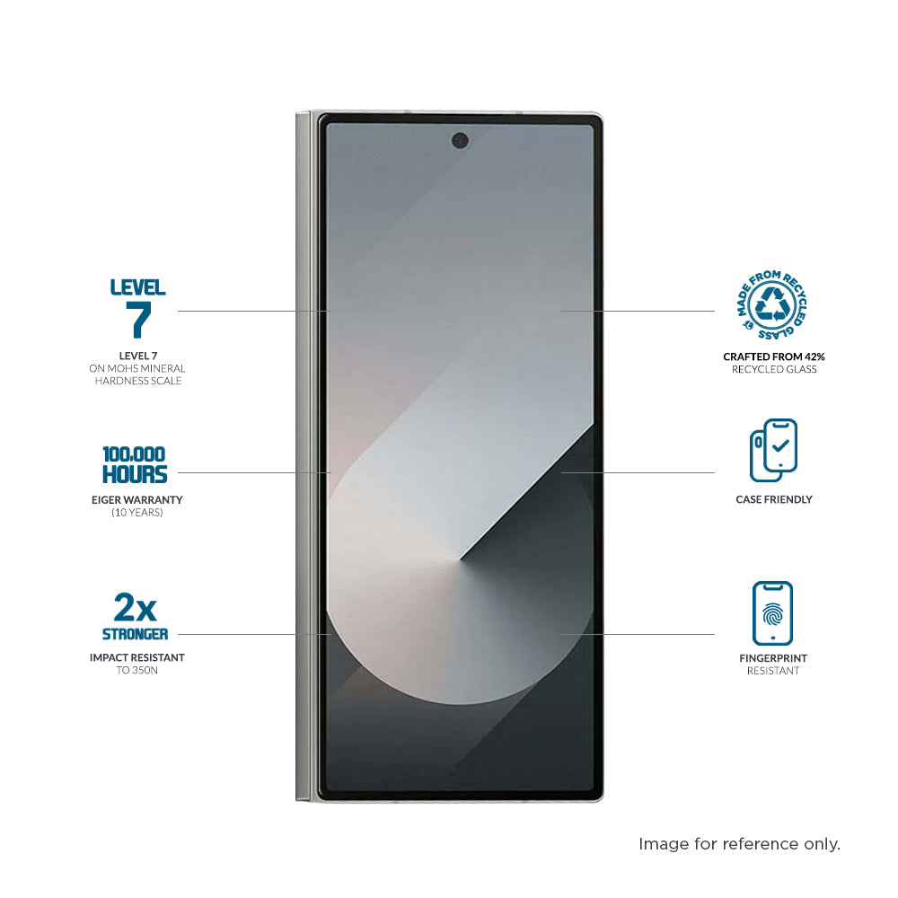 Eiger Mountain Glass CLEAR for Samsung Galaxy Z Fold7