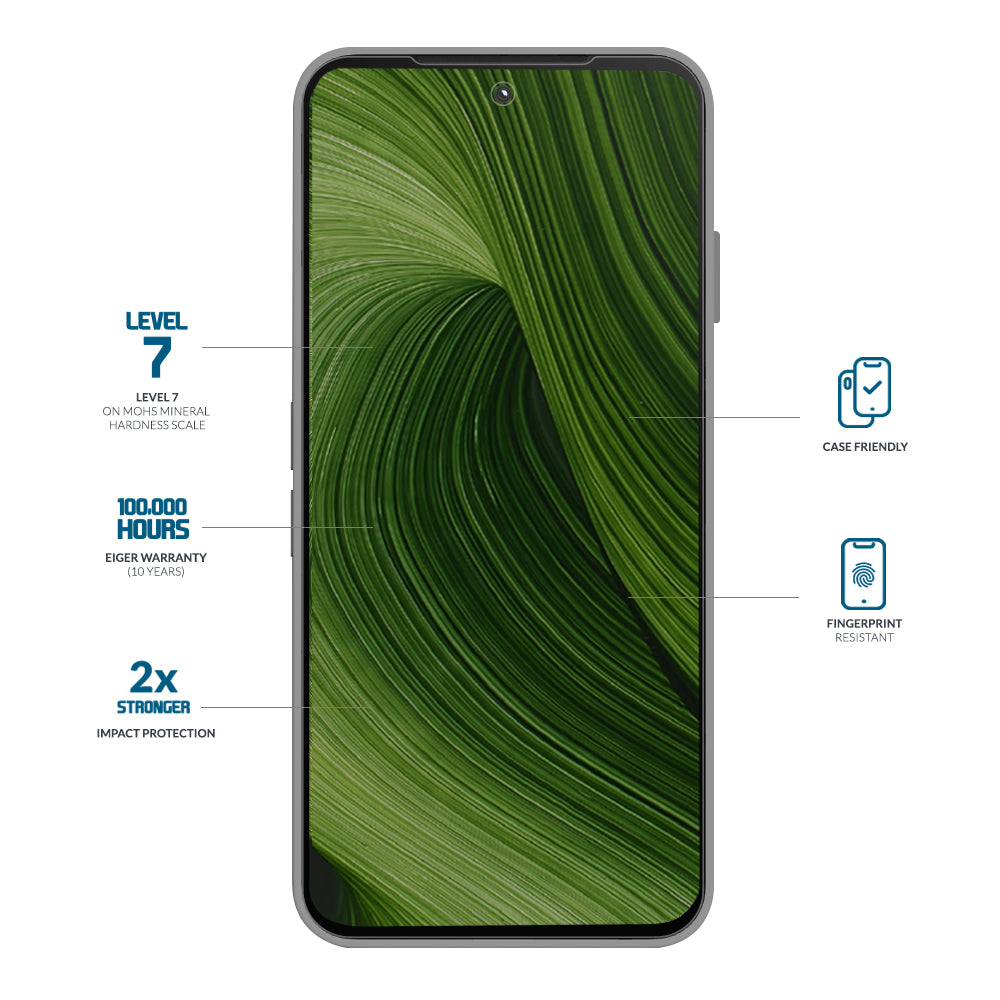 Eiger Mountain Glass CLEAR Screen Protector for Fairphone 6