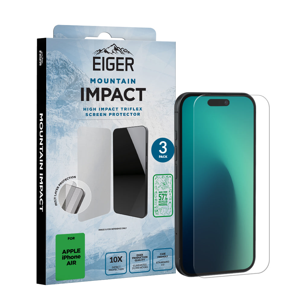 Eiger Mountain IMPACT Screen Protector GRS for Apple iPhone Air