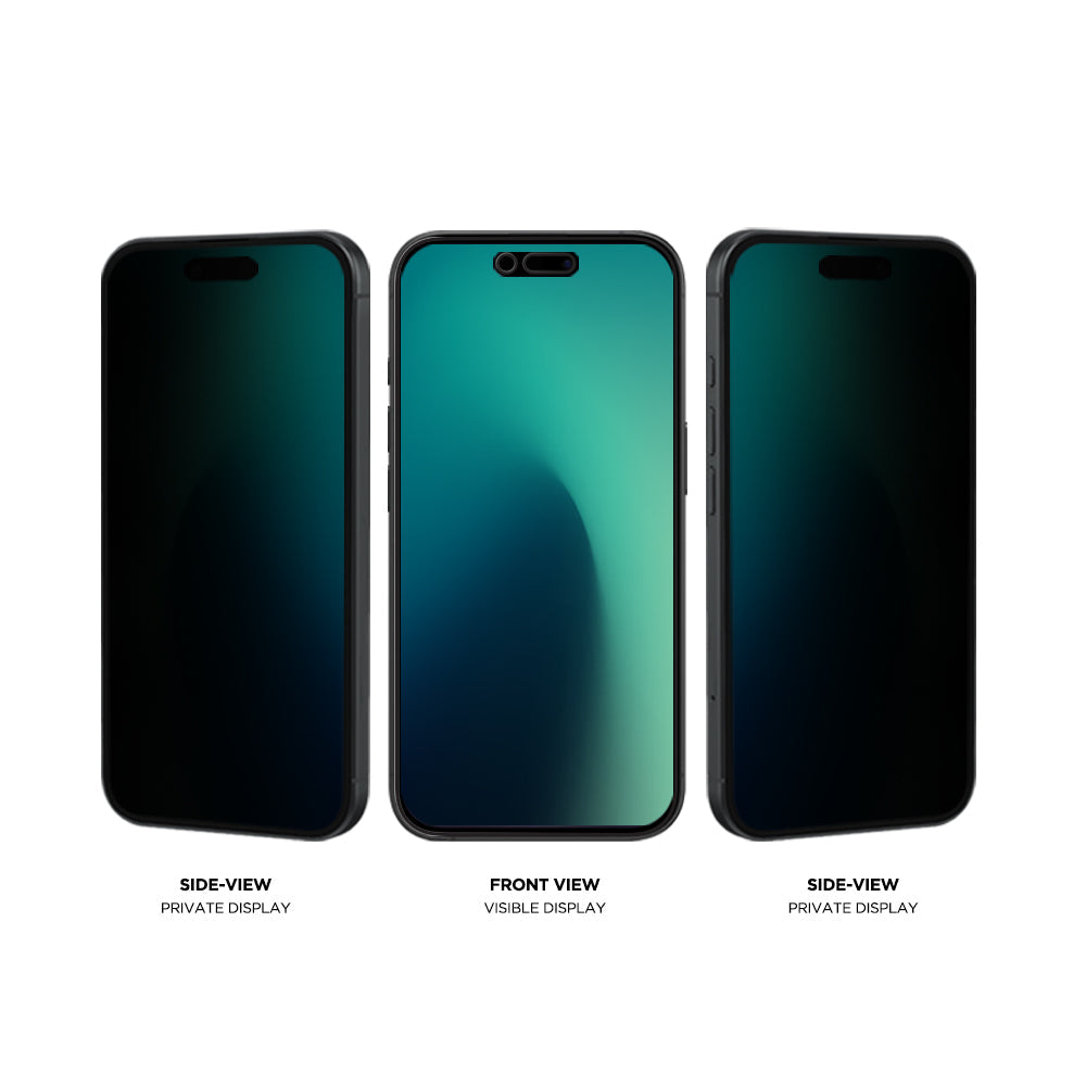 Eiger Mountain Black Privacy Screen Protector GRS for Apple iPhone 17 Pro Max/ 16 Pro Max