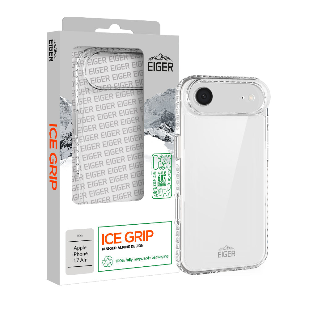 Eiger Ice Grip Case GRS for Apple iPhone 17 Air in Clear