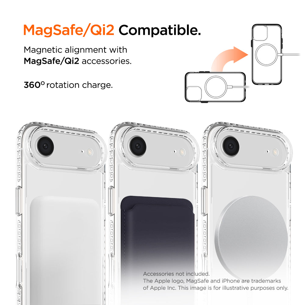Eiger Ice Grip Magsafe Case GRS for Apple iPhone 17 Air in Clear
