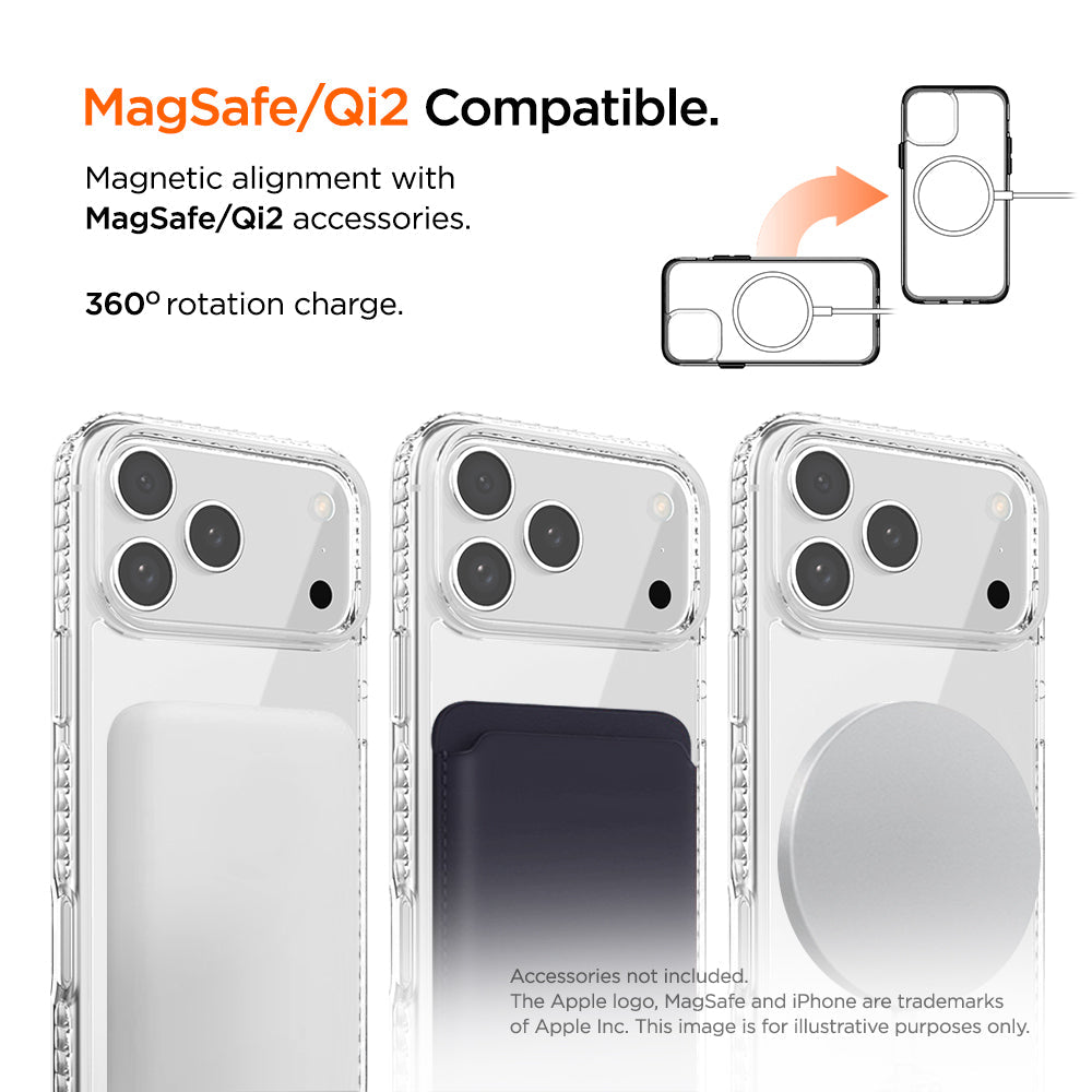 Eiger Ice Grip Magsafe Case GRS for Apple iPhone 17 Pro Max in Clear