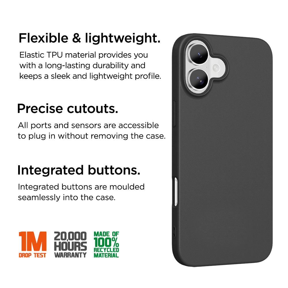 Eiger Grip Case GRS for Apple iPhone 17 in Black