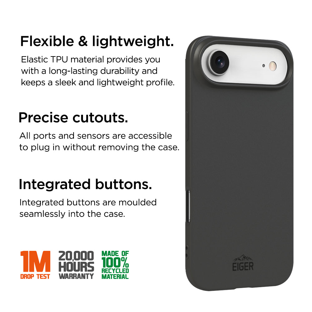 Eiger Grip Case GRS for Apple iPhone 17 Air in Black