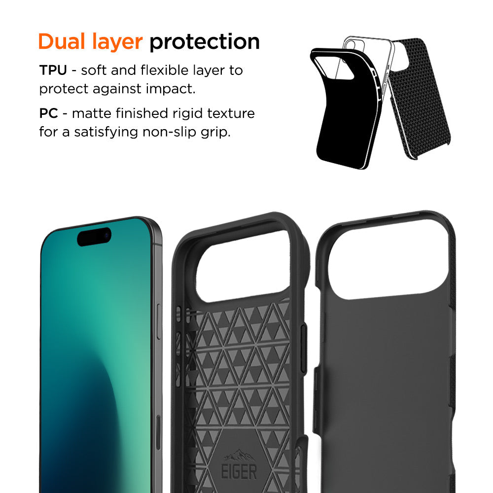 Eiger North Case GRS for Apple iPhone 17 Air in Black