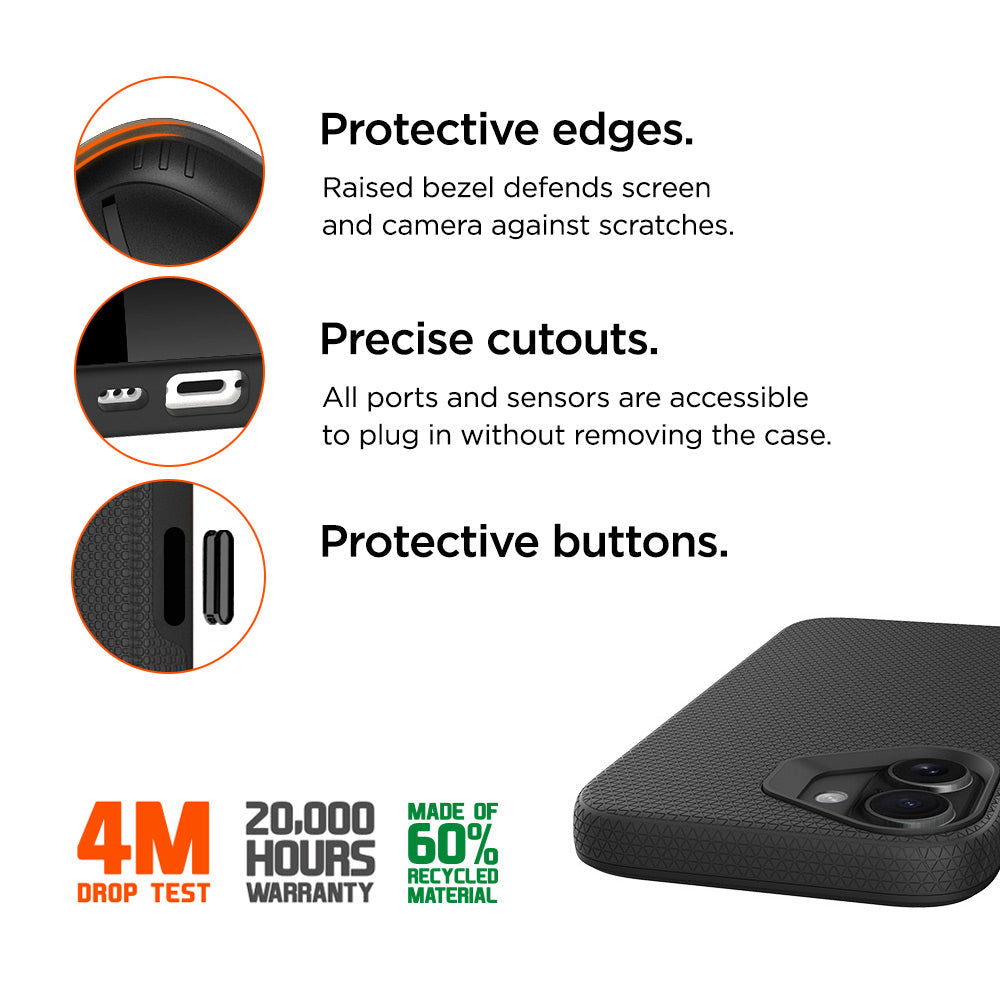 Eiger North Magsafe Case GRS for Apple iPhone 17 in Black