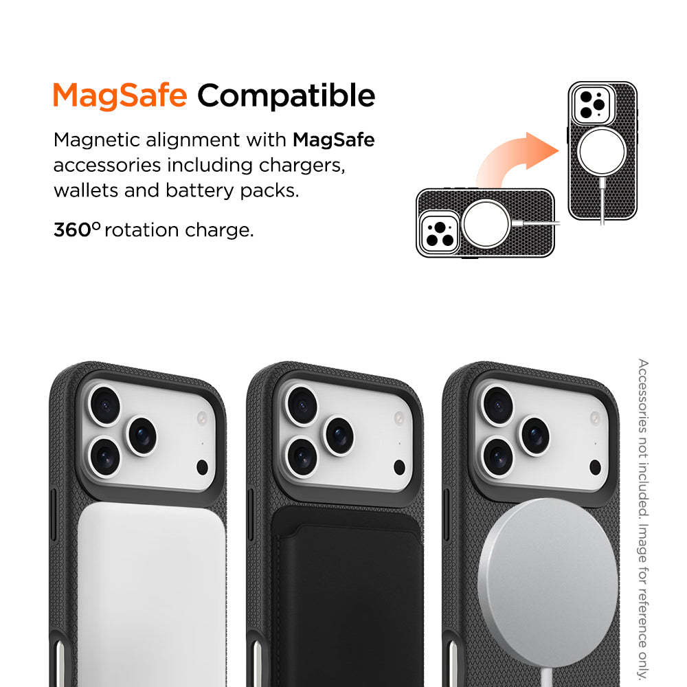 Eiger North Magsafe Case GRS for Apple iPhone 17 Pro in Black