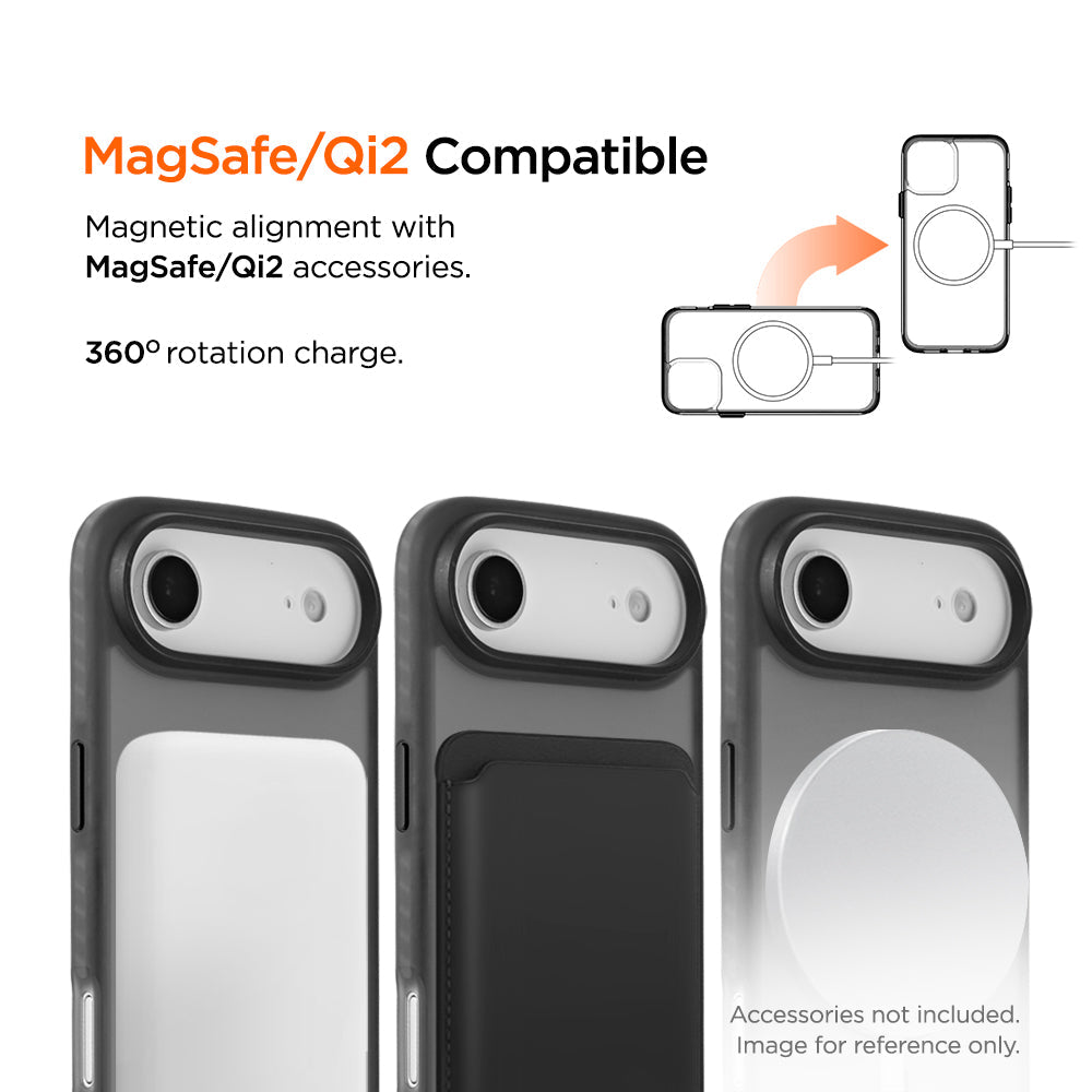 Eiger Blizzard Magsafe Case GRS for Apple iPhone 17 Air in Black