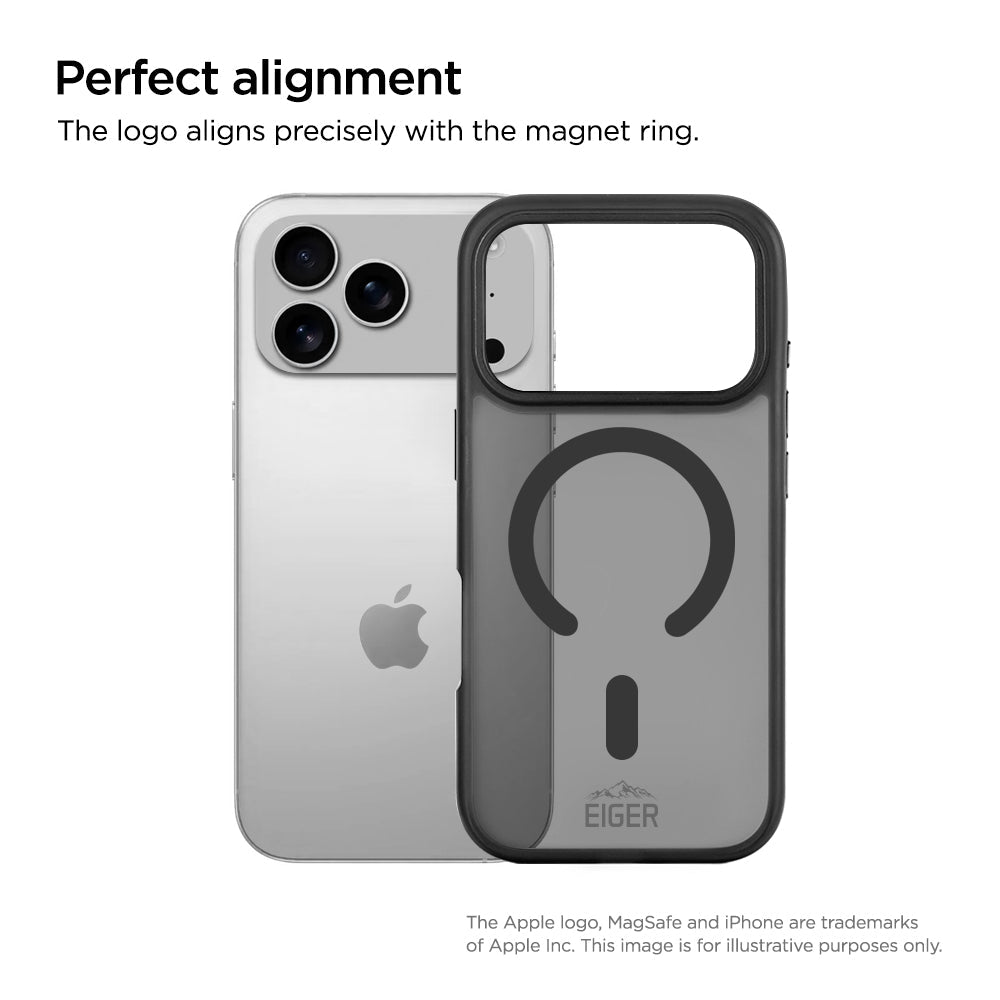 Eiger Blizzard Magsafe Case GRS for Apple iPhone 17 Pro in Black