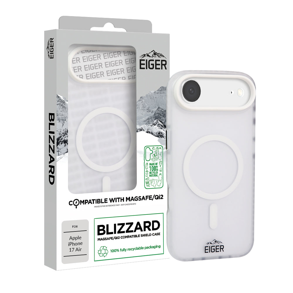 Eiger Blizzard Magsafe Case GRS for Apple iPhone 17 Air in White