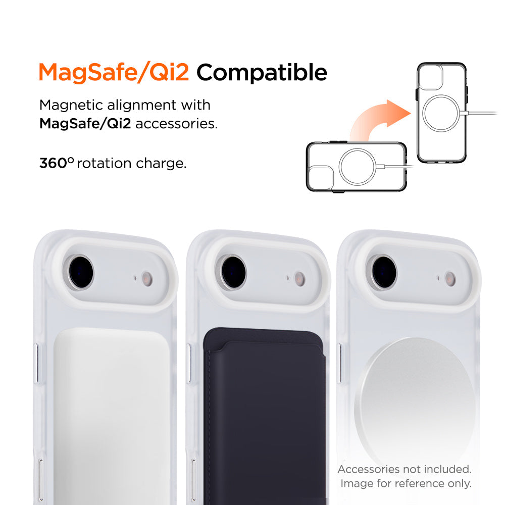 Eiger Blizzard Magsafe Case GRS for Apple iPhone 17 Air in White