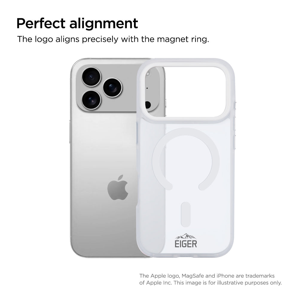 Eiger Blizzard Magsafe Case GRS for Apple iPhone 17 Pro in White
