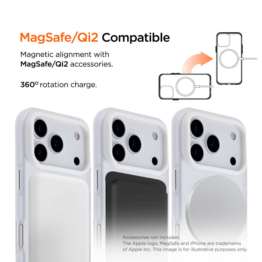 Eiger Blizzard Magsafe Case GRS for Apple iPhone 17 Pro Max in White
