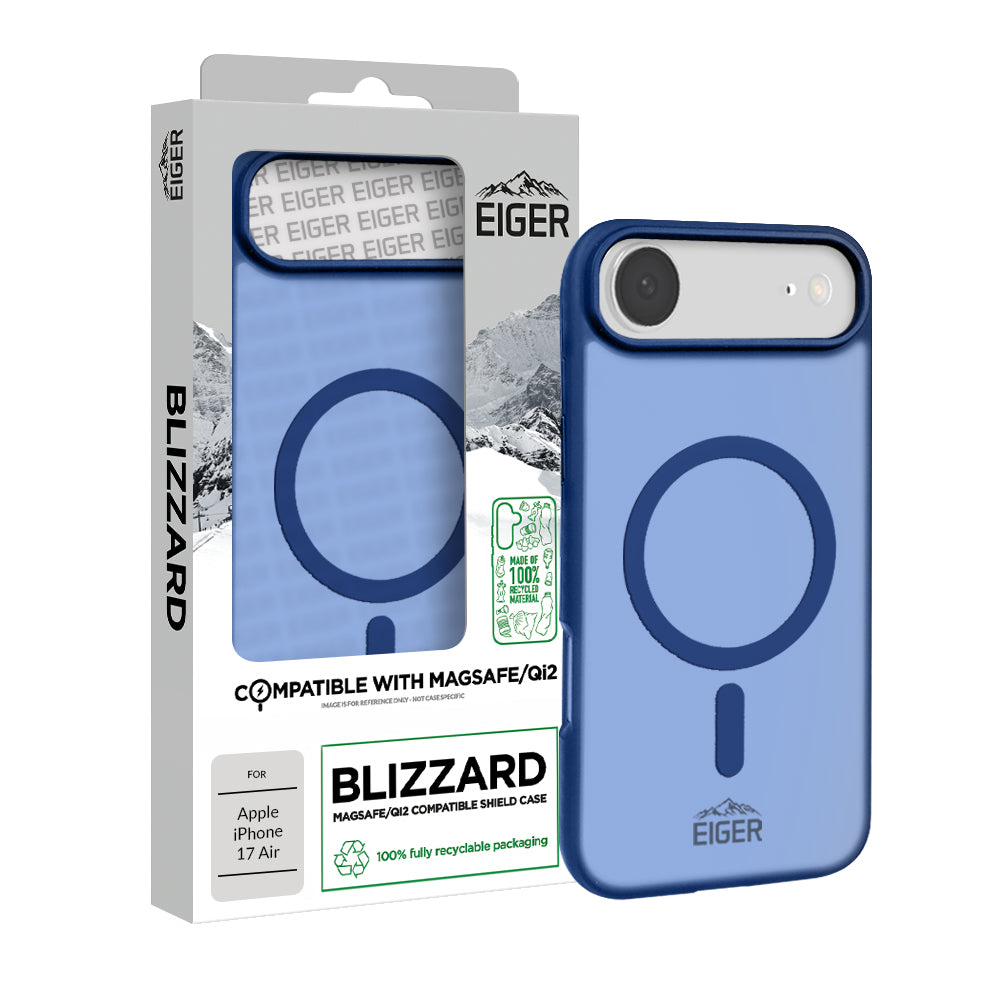 Eiger Blizzard Magsafe Case GRS for Apple iPhone 17 Air in Navy